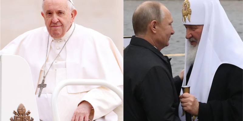 Concluzia scriitorului Cristian Bădiliță: Papa Francisc ar trebui să-i anatemizeze pe Kirill și Putin, anticriștii de la Răsărit. Atunci cînd se masacrează în numele lui Isus, anatema papală devine obligatorie