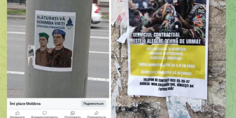 FOTO. Studiu de caz: Cum a încercat Kremlinul să inflameze societatea moldovenească prin împânzirea Chișinăului cu afișe false