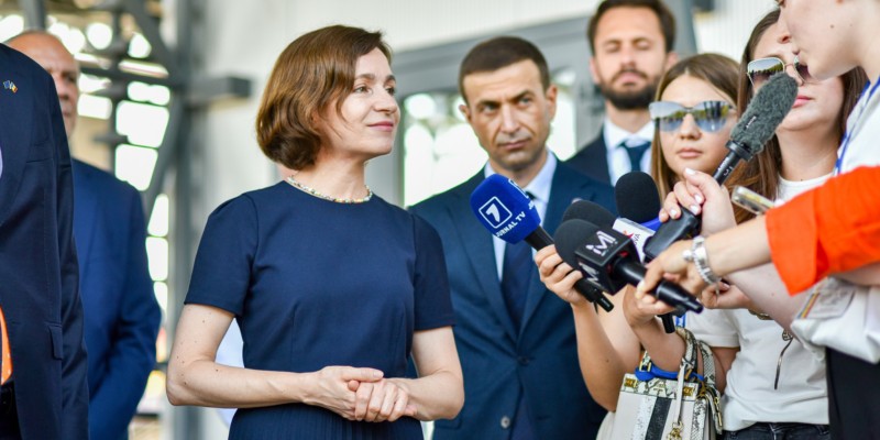 Maia Sandu: „R. Moldova poate supraviețui ca o țară democratică doar în familia UE” / „România ne susține, este un avocat și o voce importantă în UE pentru promovarea acțiunilor noastre”