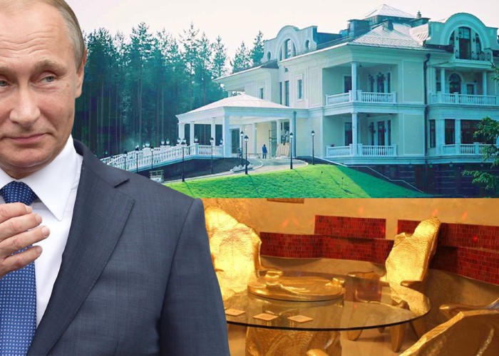 Lux, rubine și viață de nabab: Palatul de Aur din Valdai al țarului nebun, Vladimir Putin!