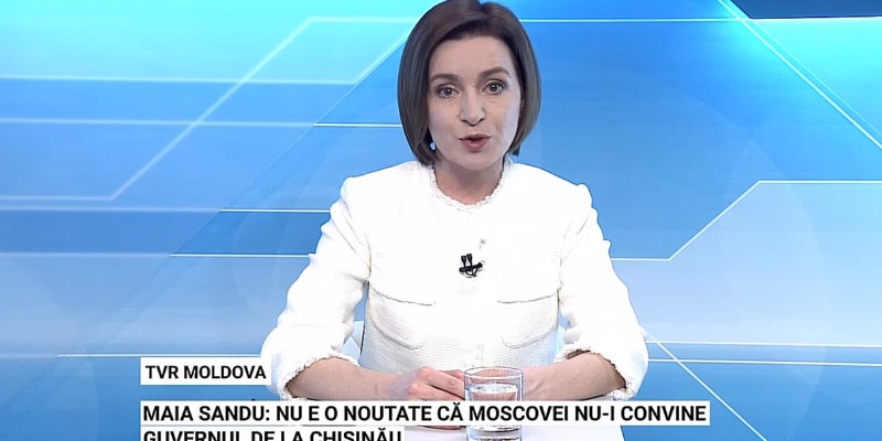 VIDEO. Maia Sandu răspunde amenințărilor și acuzațiilor Moscovei: „Rusia nu este în măsură să ne dea lecții de democrație” / Președinta R.Moldova arată însă că, datorită Ucrainei, nu există riscul unei invazii rusești iminente