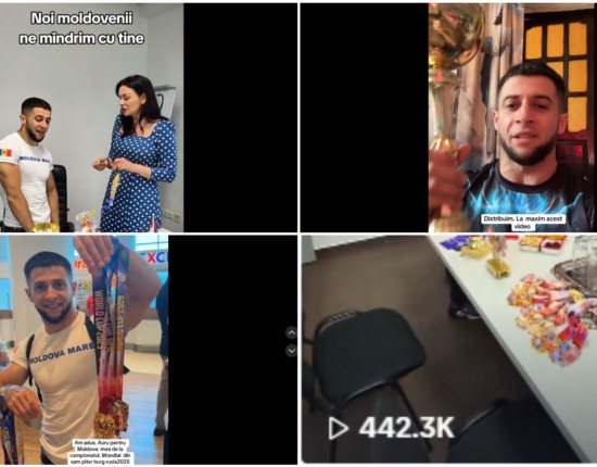 Rușii au inventat un "campion mondial" în R. Moldova, pe care-l folosesc propagandistic / Operațiunea de manipulare a atins o audiență record pe TikTok, în pragul alegerilor parlamentare