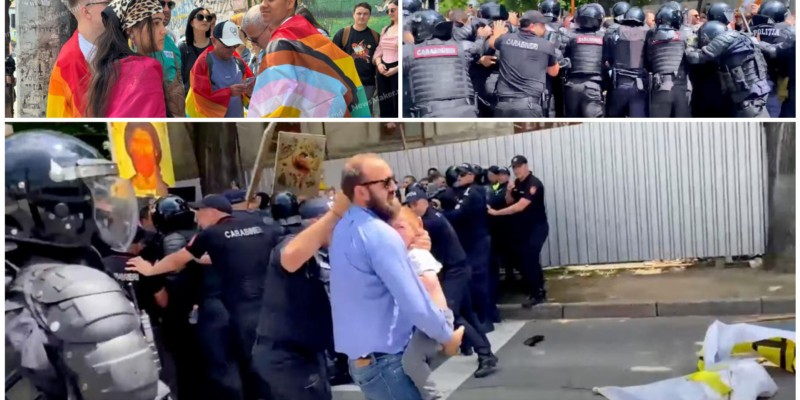 Rusia a organizat destabilizări și la marșul LGBT din Chișinău. MAI denunță atât agresarea polițiștilor, cât și „o mobilizare dirijată, respectiv influențe externe menite să alimenteze tensiuni sociale și să slăbească încrederea în instituțiile statului”
